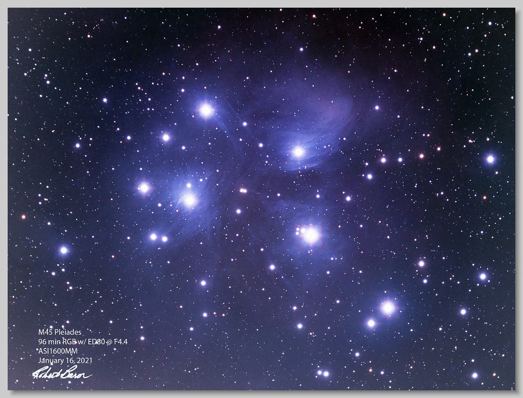 M45 Pleiades - January 2021